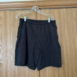 Lululemon heathered black shorts